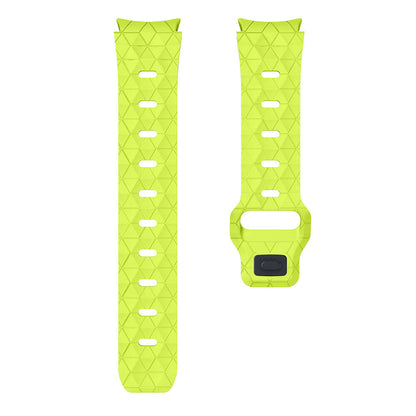 Galaxy Watch 5 40mm Zore KRD-116 20mm Futbol Desenli Spor Tasarımlı Silikon Kordon Beyaz