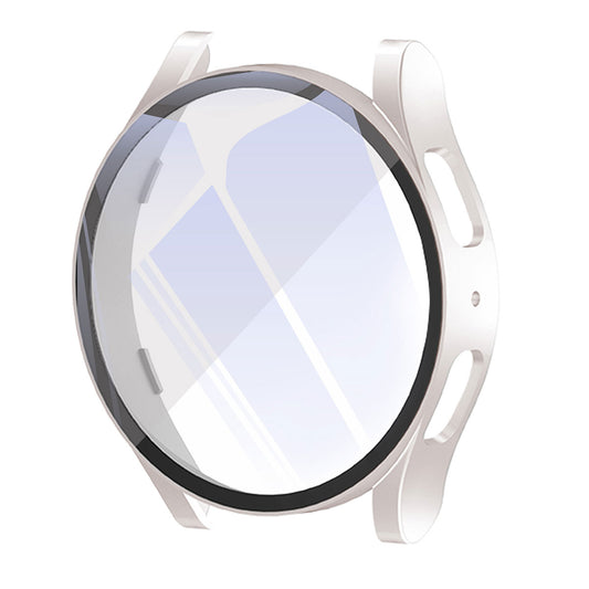 Galaxy Watch 6 40mm Sert PC Kasa ve Ekran Koruyucu Zore Watch Gard 14 Starlight