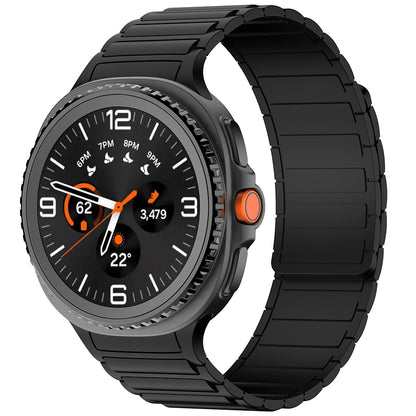 Galaxy Watch 8 Ultra Zore KRD-146 Silikon Kordon Strap Kayış Starlight-Turuncu