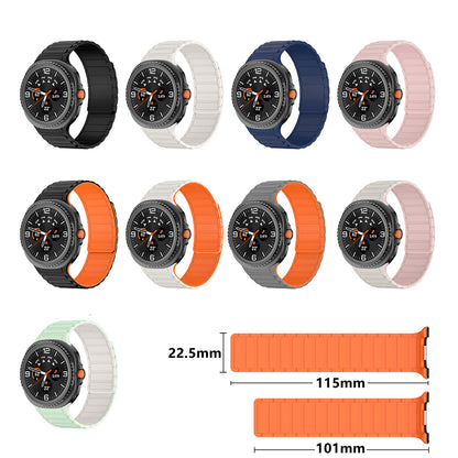 Galaxy Watch 8 Ultra Zore KRD-146 Silikon Kordon Strap Kayış Starlight-Pembe