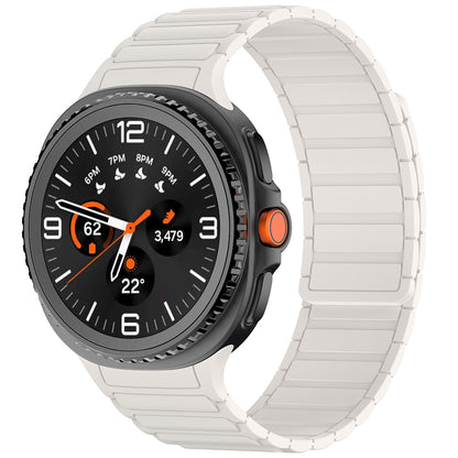 Galaxy Watch 8 Ultra Zore KRD-146 Silikon Kordon Strap Kayış Siyah-Turuncu