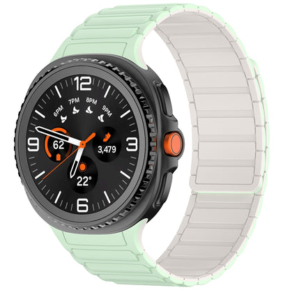 Galaxy Watch 8 Ultra Zore KRD-146 Silikon Kordon Strap Kayış Starlight-Pembe