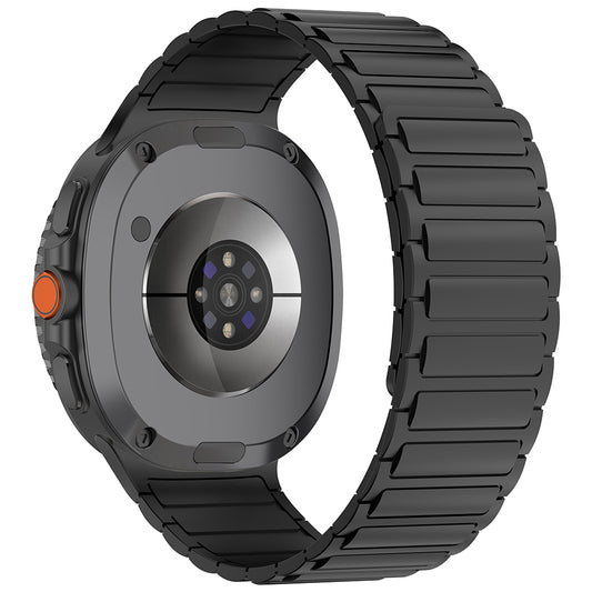 Galaxy Watch 8 Ultra Zore KRD-146 Silikon Kordon Strap Kayış Siyah