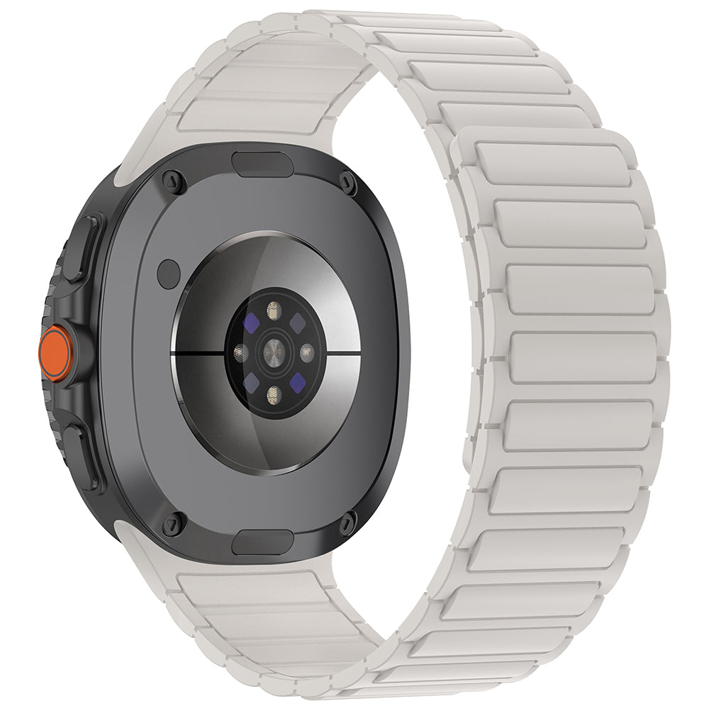 Galaxy Watch 8 Ultra Zore KRD-146 Silikon Kordon Strap Kayış Starlight