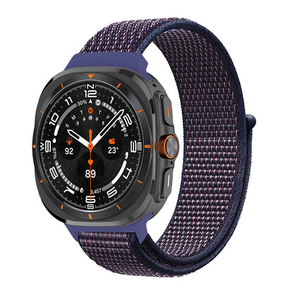 Galaxy Watch Ultra 47mm Zore KRD-03 Hasır Kordon İndigo