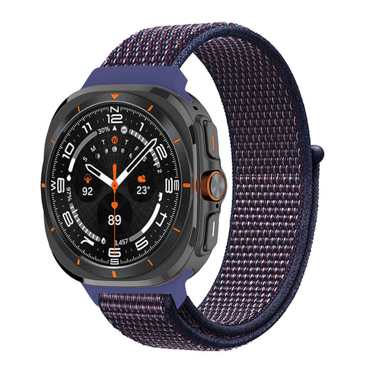Galaxy Watch Ultra 47mm Zore KRD-03 Hasır Kordon İndigo
