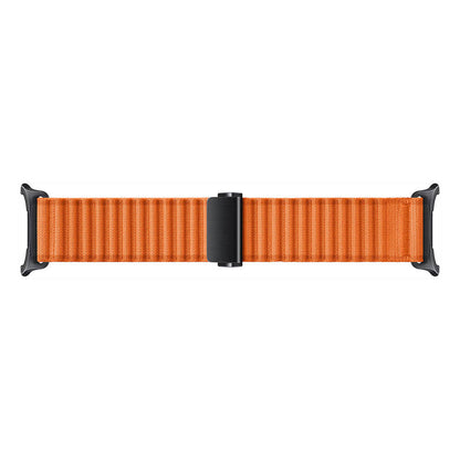 Galaxy Watch Ultra 47mm Zore KRD-120 Naylon Kumaş Hasır Örgülü Kordon Turuncu