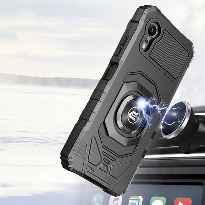 Galaxy Xcover 7 Pro Kılıf Zore Vega Blok Kapak Siyah