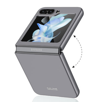 Galaxy Z Flip 5 Kılıf Zore Sert Kıpta Kapak Mor