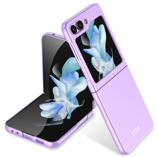 Galaxy Z Flip 5 Kılıf Zore Sert Kıpta Kapak Mor