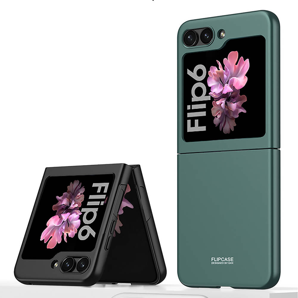 Galaxy Z Flip 6 Kılıf Zore Sert Kıpta Kapak Mor