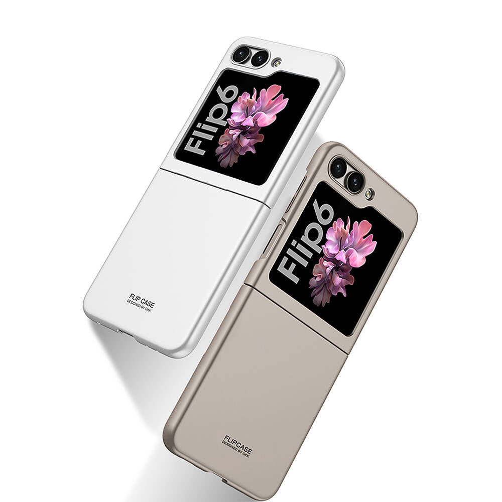 Galaxy Z Flip 6 Kılıf Zore Sert Kıpta Kapak Koyu Yeşil