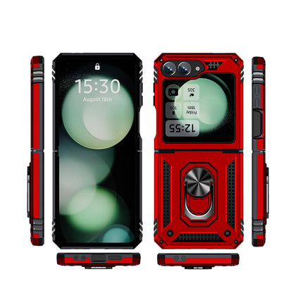 Galaxy Z Flip 6 Kılıf Zore Vega Kapak Kırmızı