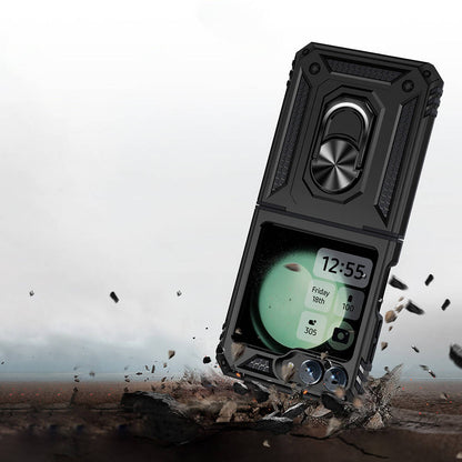 Galaxy Z Flip 6 Kılıf Zore Vega Kapak Siyah