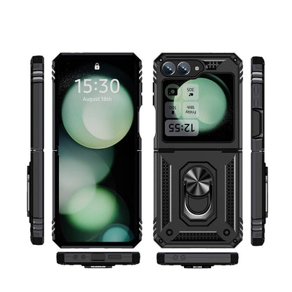 Galaxy Z Flip 6 Kılıf Zore Vega Kapak Siyah