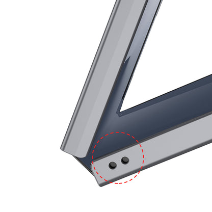 Galaxy Z Flip 7 Kılıf Wireless Şarj Özellikli Zore Kıpta M-safe Kapak Gri