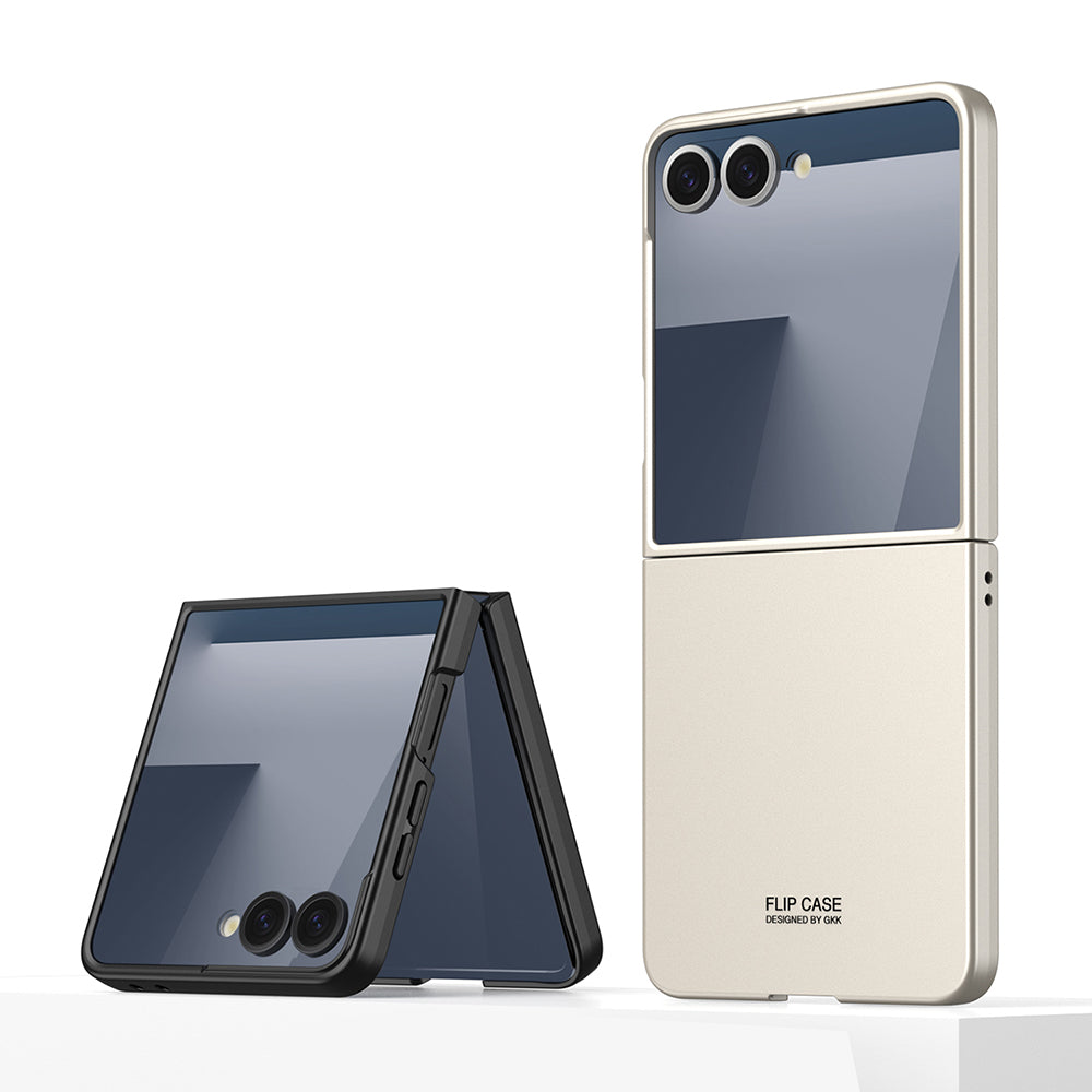 Galaxy Z Flip 7 Kılıf Zore Sert Kıpta Kapak Lacivert