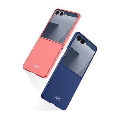 Galaxy Z Flip 7 Kılıf Zore Sert Kıpta Kapak Rose Gold