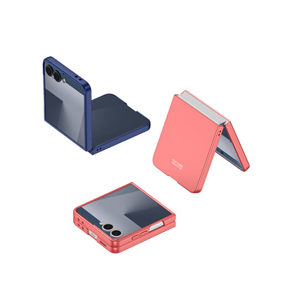 Galaxy Z Flip 7 Kılıf Zore Sert Kıpta Kapak Lacivert