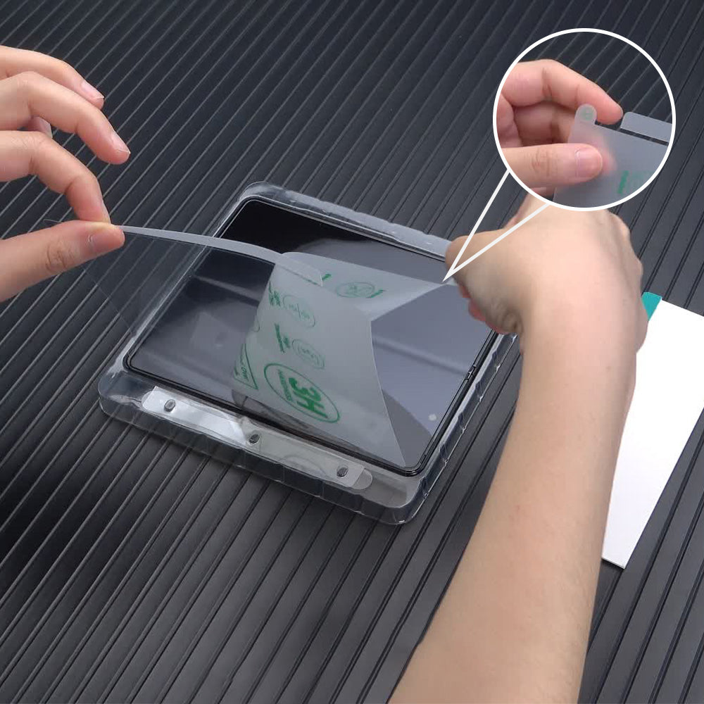 Galaxy Z Fold 2 Zore Hizalama Aparatlı S-Fit Body Ekran Koruyucu Renksiz