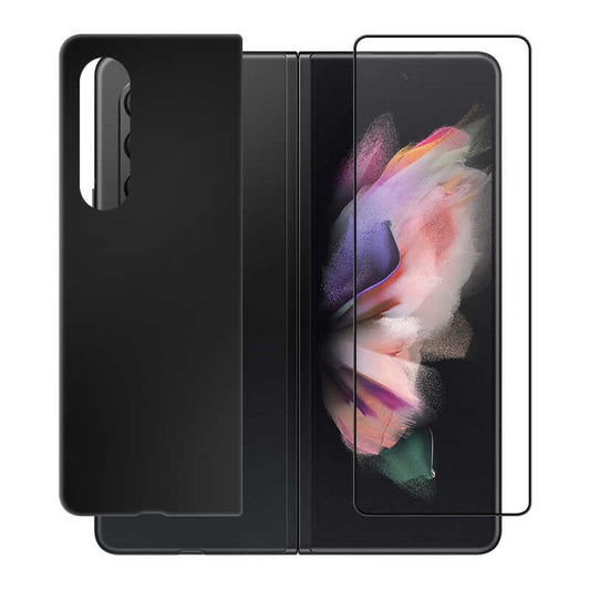 Galaxy Z Fold 4 Zore 3D Side Glass Ekran Koruyucu Siyah