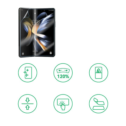 Galaxy Z Fold 4 Zore Hizalama Aparatlı S-Fit Body Ekran Koruyucu Renksiz