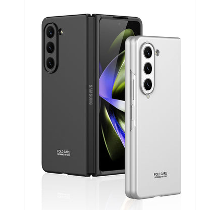Galaxy Z Fold 5 Kılıf Zore Sert Kıpta Kapak Gümüş