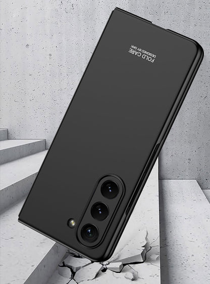 Galaxy Z Fold 5 Kılıf Zore Sert Kıpta Kapak Gri