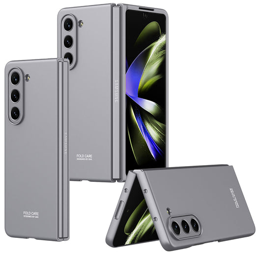Galaxy Z Fold 5 Kılıf Zore Sert Kıpta Kapak Gri