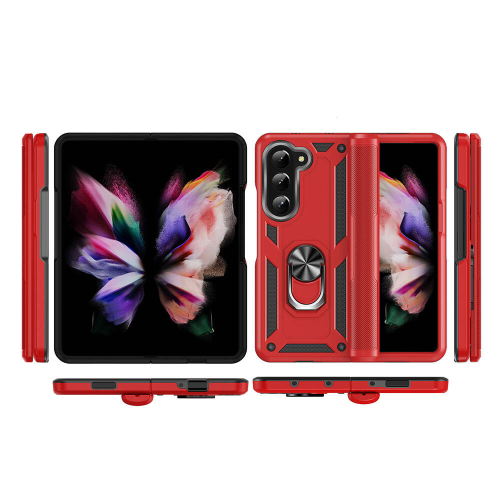 Galaxy Z Fold 5 Kılıf Zore Vega Kapak Mavi