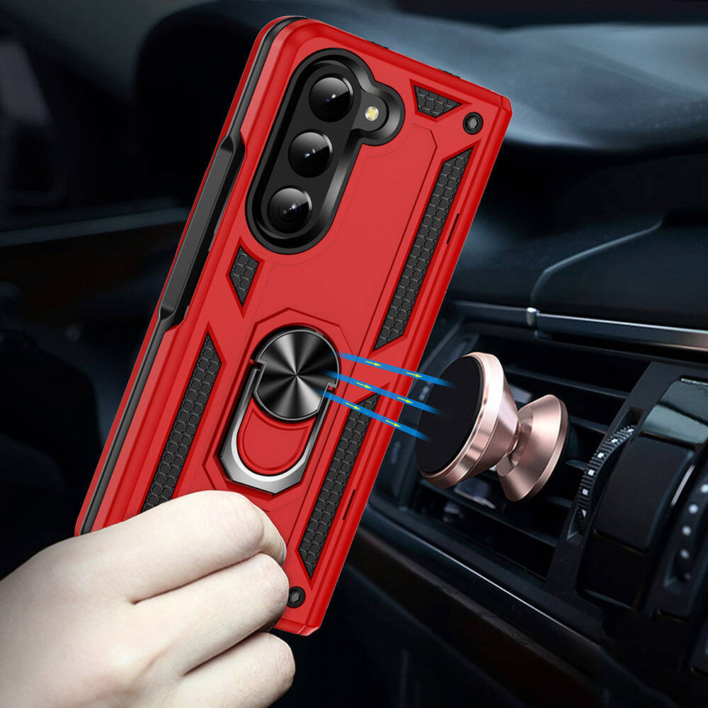Galaxy Z Fold 5 Kılıf Zore Vega Kapak Mavi