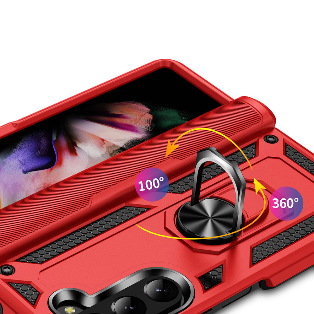 Galaxy Z Fold 5 Kılıf Zore Vega Kapak Mavi