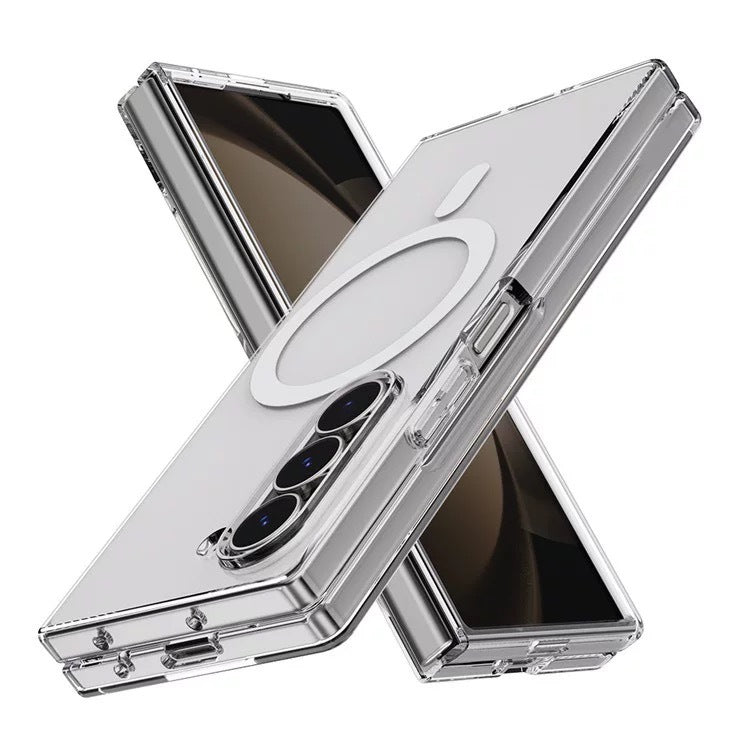 Galaxy Z Fold 6 Kılıf Kamera Korumalı M-safe Sert PC Zore Porto Kapak Şeffaf