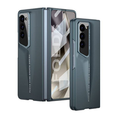 Galaxy Z Fold 6 Kılıf Ultra İnce Kamera Korumalı Sert Rubber Zore Procase Kapak Titanyum-Gri