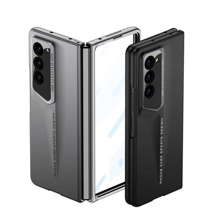 Galaxy Z Fold 6 Kılıf Ultra İnce Kamera Korumalı Sert Rubber Zore Procase Kapak Titanyum-Gri