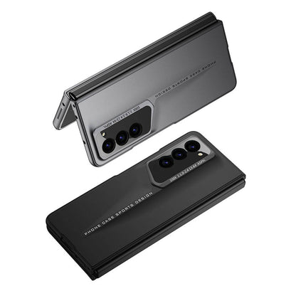 Galaxy Z Fold 6 Kılıf Ultra İnce Kamera Korumalı Sert Rubber Zore Procase Kapak Titanyum-Gri