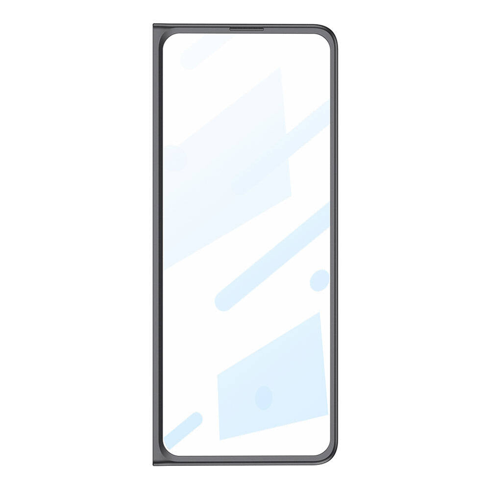 Galaxy Z Fold 6 Kılıf Ultra İnce Kamera Korumalı Sert Rubber Zore Procase Kapak Titanyum-Gri