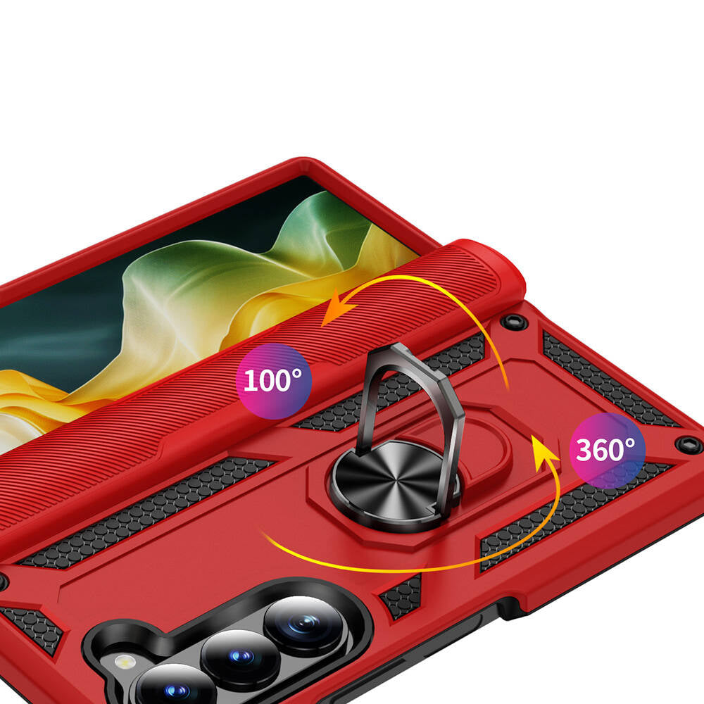 Galaxy Z Fold 6 Kılıf Zore Vega Kapak Kırmızı