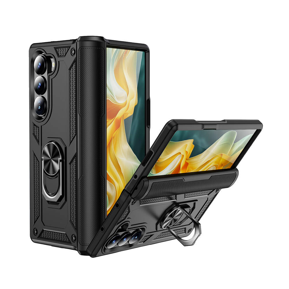 Galaxy Z Fold 6 Kılıf Zore Vega Kapak Siyah
