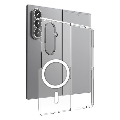 Galaxy Z Fold 7 Kılıf Kamera Korumalı M-safe Sert PC Zore Porto Kapak Şeffaf