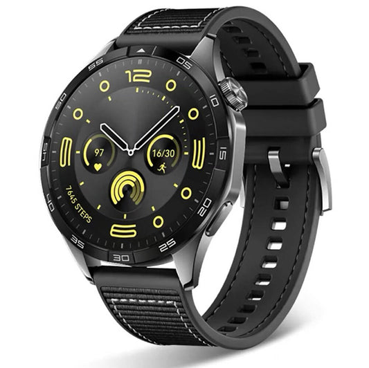 Gear S3 Zore KRD-102 22mm Silikon Kordon Siyah
