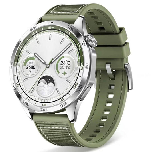 Gear S3 Zore KRD-102 22mm Silikon Kordon Yeşil
