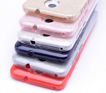 General Mobile 4G Android One Kılıf Zore Shining Silikon Rose Gold
