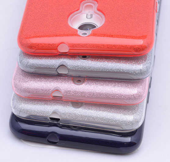 General Mobile 5 Plus Kılıf Zore Shining Silikon Kırmızı