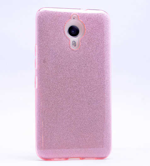 General Mobile 5 Plus Kılıf Zore Shining Silikon Rose Gold