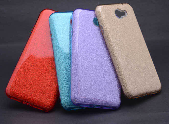 General Mobile 6 Kılıf Zore Shining Silikon Kırmızı
