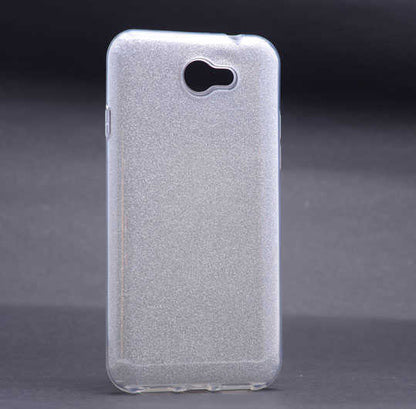 General Mobile 6 Kılıf Zore Shining Silikon Gümüş