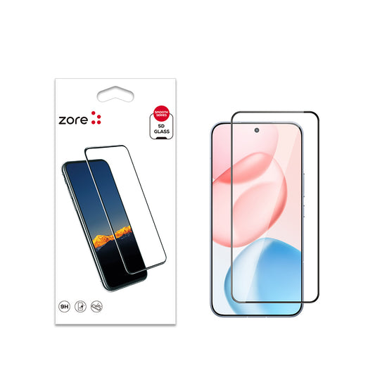 Honor 400 Zore Kenarları Kırılmaya Dayanıklı Cam Ekran Koruyucu Şeffaf