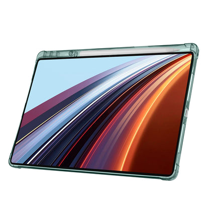 Honor MagicPad 2 Kılıf Zore Tri Folding Kalem Bölmeli Standlı Kılıf Siyah