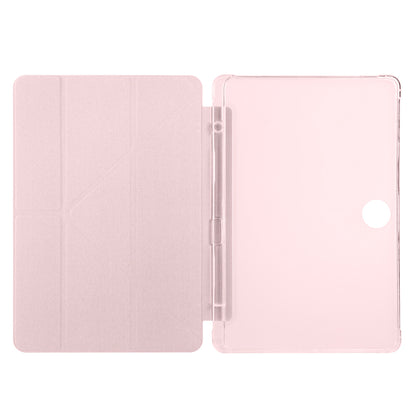 Honor Pad 9 Kılıf Zore Tri Folding Kalem Bölmeli Standlı Kılıf Mor